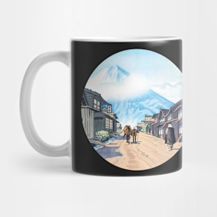 Ukiyo-e Mount Fuji Mug